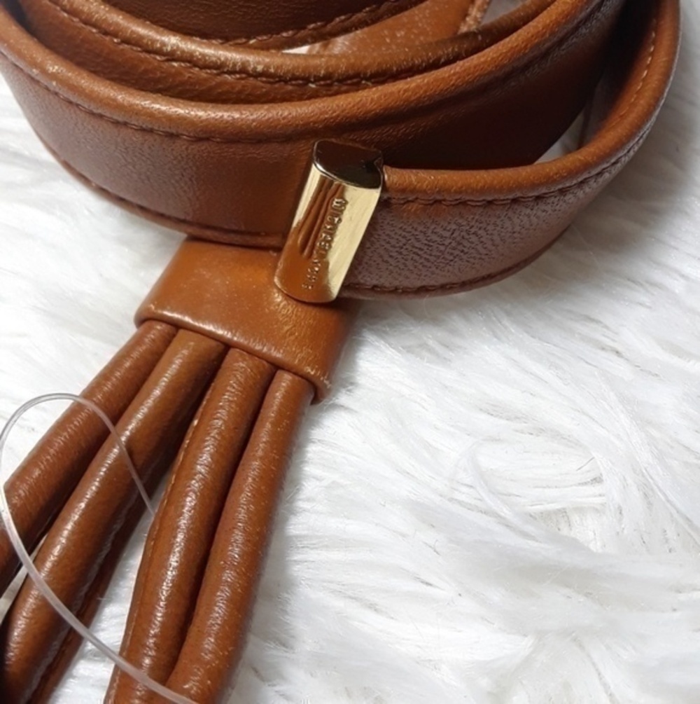 Michael Kors Rustic Leather Loop Belt - Picture 3 of 6